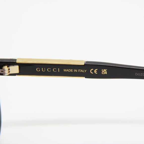 NEW GUCCI GG1188S 002 BLACK GRAY AVIATOR SUNGLASSES GUCCI - Picture 12 of 14